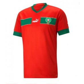 Lacne Muži Futbalové dres Maroko MS 2022 Krátky Rukáv - Domáci
